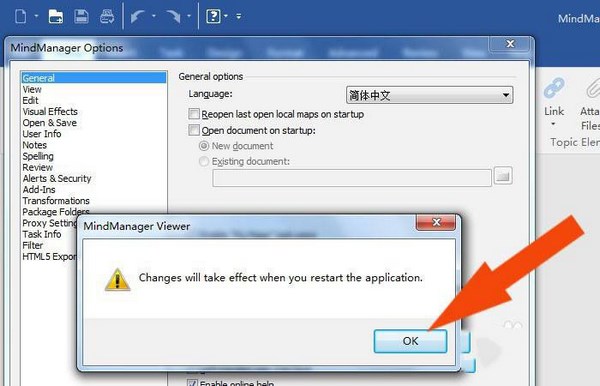 MindManager如何设置中文截图5