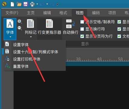 UltraEdit破解版怎么调字体大小图片1