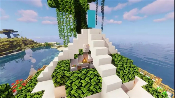 我的世界水上基地建筑教程图片8
