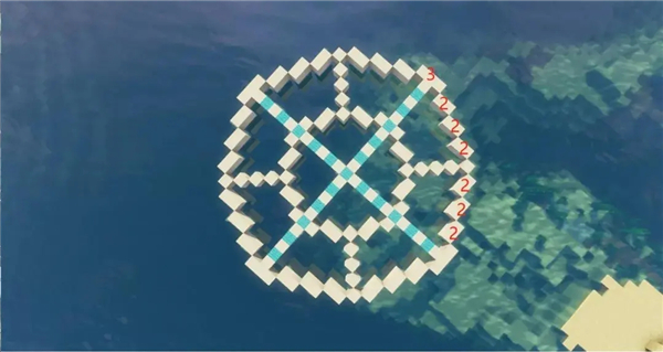 我的世界水上基地建筑教程图片5