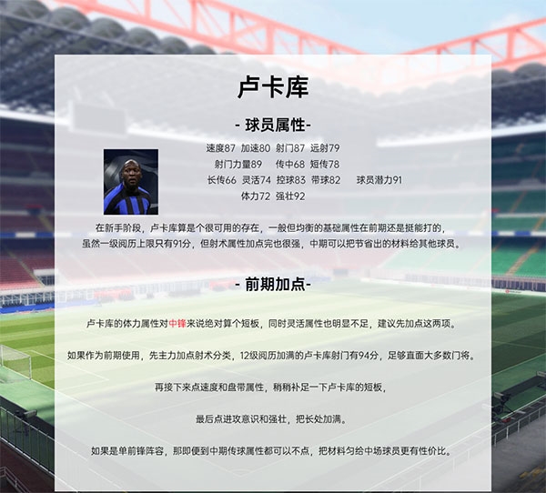 绿茵信仰新手球员推荐图片1