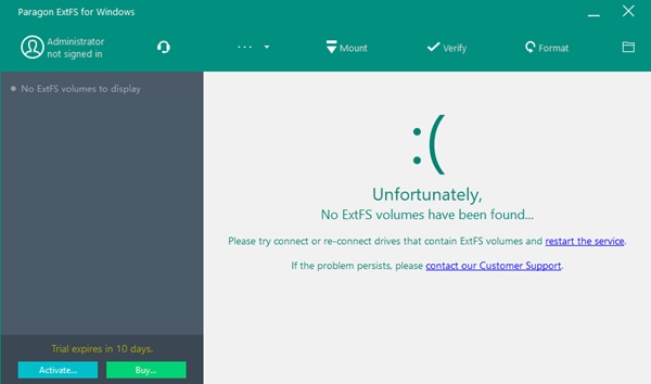 Paragon ExtFS破解版图片
