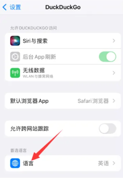 DuckDuckGo搜索引擎软件怎么设置中文截图3