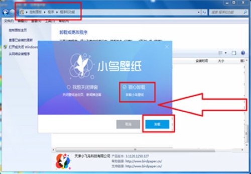 小鸟壁纸卸载方法图片1