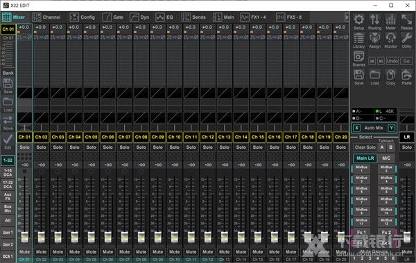 百灵达x32调音台软件图片1