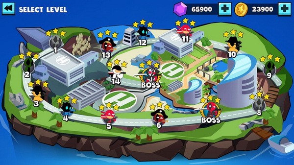 火柴人超级英雄无限金币钻石版宣传图