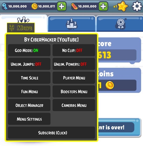 地铁跑酷上帝视角宣传图