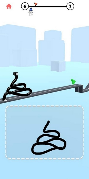 手绘赛车宣传图