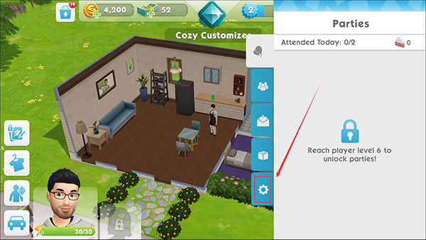 模拟人生移动版怎么设置中文2