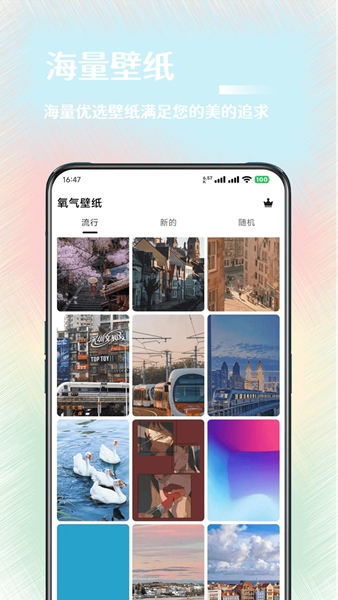 氧气壁纸app宣传图