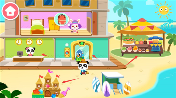 宝宝假日旅行游戏玩法