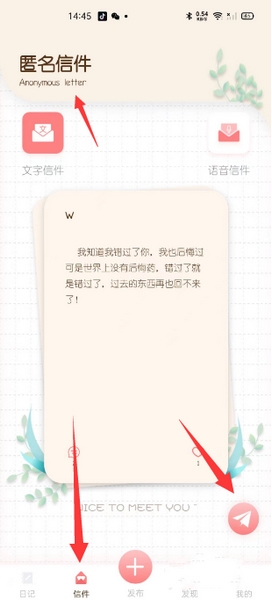 随笔日记匿名信件发布流程图片1