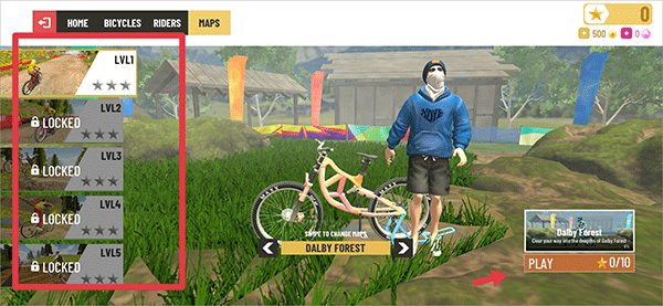 越野自行车特技2新手攻略图片2