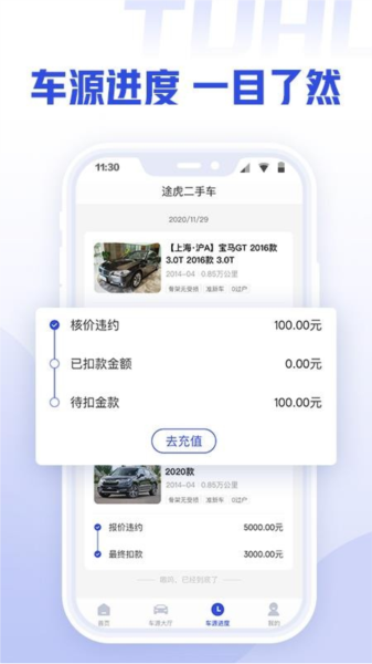 途虎二手车商家版app宣传图