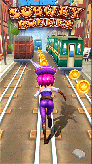 地铁奔跑者宣传图