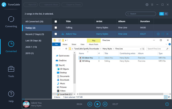 TuneCableSpotifyDownloader破解版图9