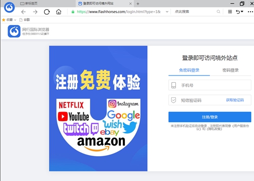 网行国际浏览器截图2