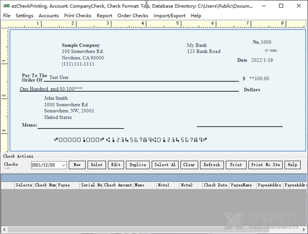 ezCheckPrinting截图1