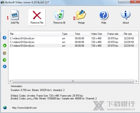 BoilsoftVideoJoiner图片3