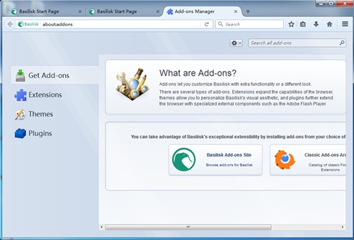 Basilisk浏览器截图5