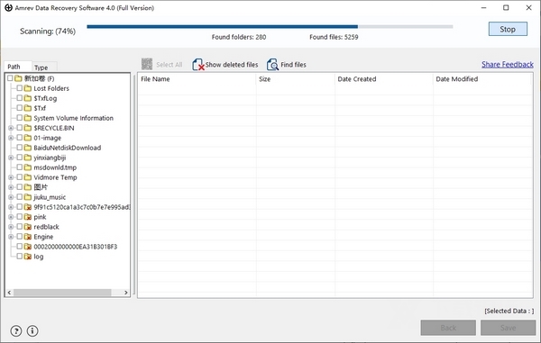 AmrevDataRecoverySoftware破解版图片3
