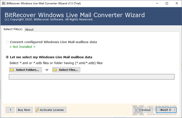 BitRecoverWindowsLiveMailConverter图片2