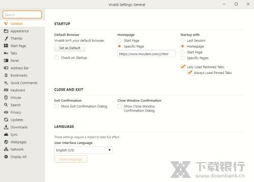 Vivaldi浏览器设置中文教程图片2