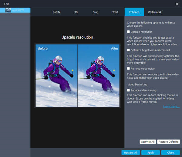 aiseesoftvideoenhancer破解版图片8