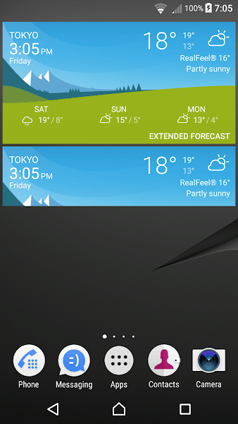 索尼天气宣传图