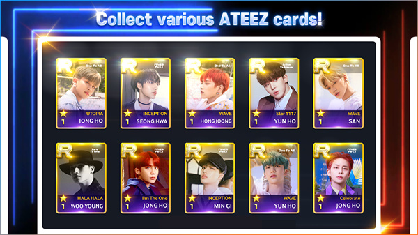 SUPERSTAR ATEEZ游戏攻略截图2