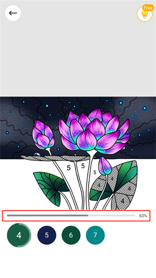 乐涂数字填色图片