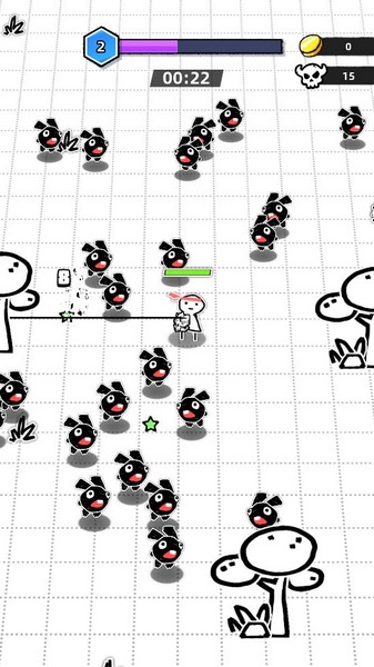 纸人幸存者无限金币版截图