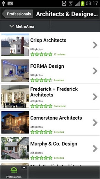 Houzz app图片