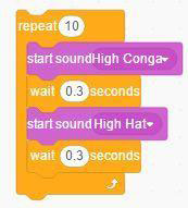 Scratch软件怎么创建鼓声