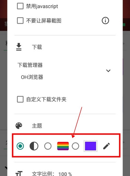 OH浏览器如何更换主题3