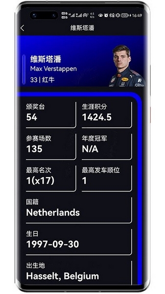 F1赛程软件截图