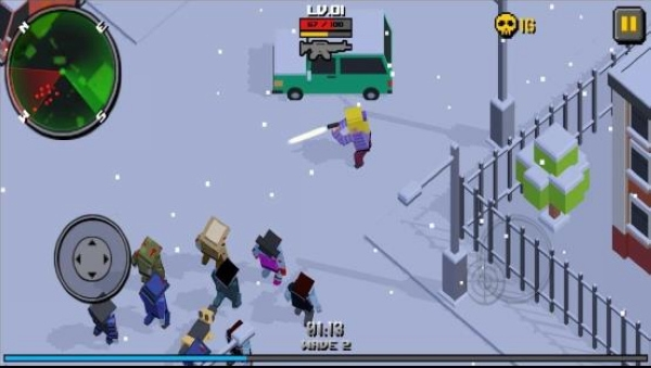 像素僵尸猎人游戏截图1