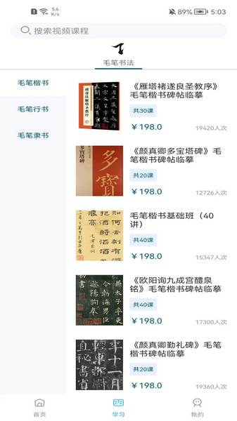 毛笔书法练字软件app截图