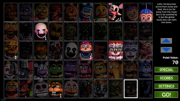 玩具熊午夜后宫终极定制夜截图