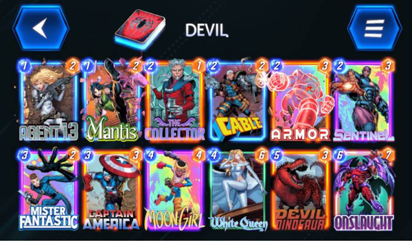 漫威终极逆转卡组推荐4