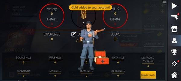 突袭战场2无限子弹版图片