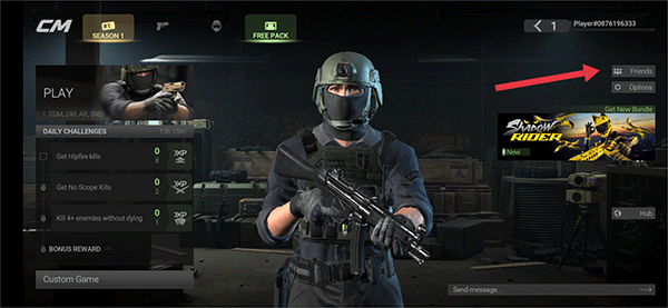 Combat Master怎么加好友1