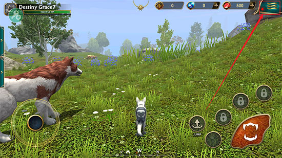 狼传说家园与爱心怎么设置中文截图1