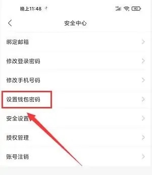 鹤城在线怎么设置钱包密码3