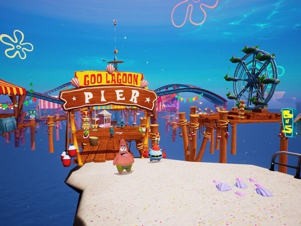 海绵宝宝争霸比基尼海滩游戏截图