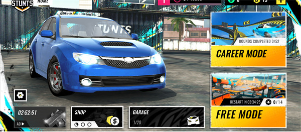 汽车特技比赛超级坡道新手攻略图片1