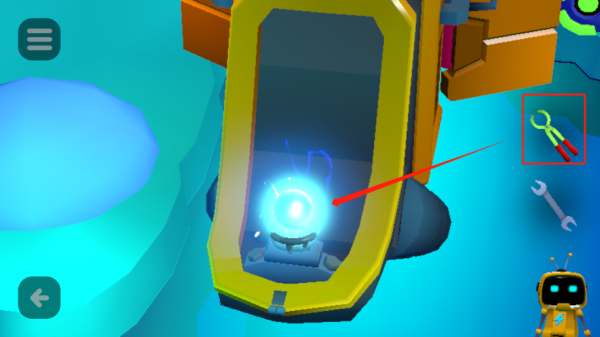 微型机器人传送门逃脱第一关攻略7