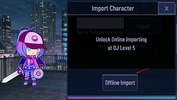 加查霓虹灯怎么复制和输入角色代码